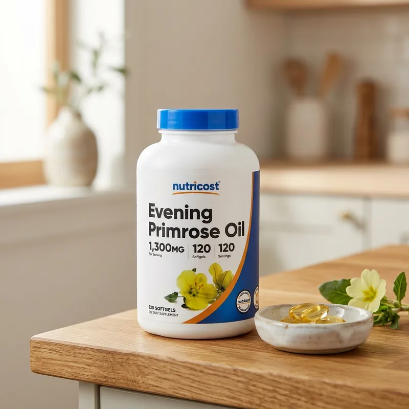 Nutricost Evening Primrose Oil 1 300 mg produktbilde