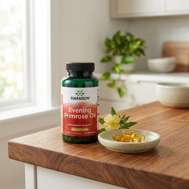 Swanson Evening Primrose Oil 500 mg produktbilde