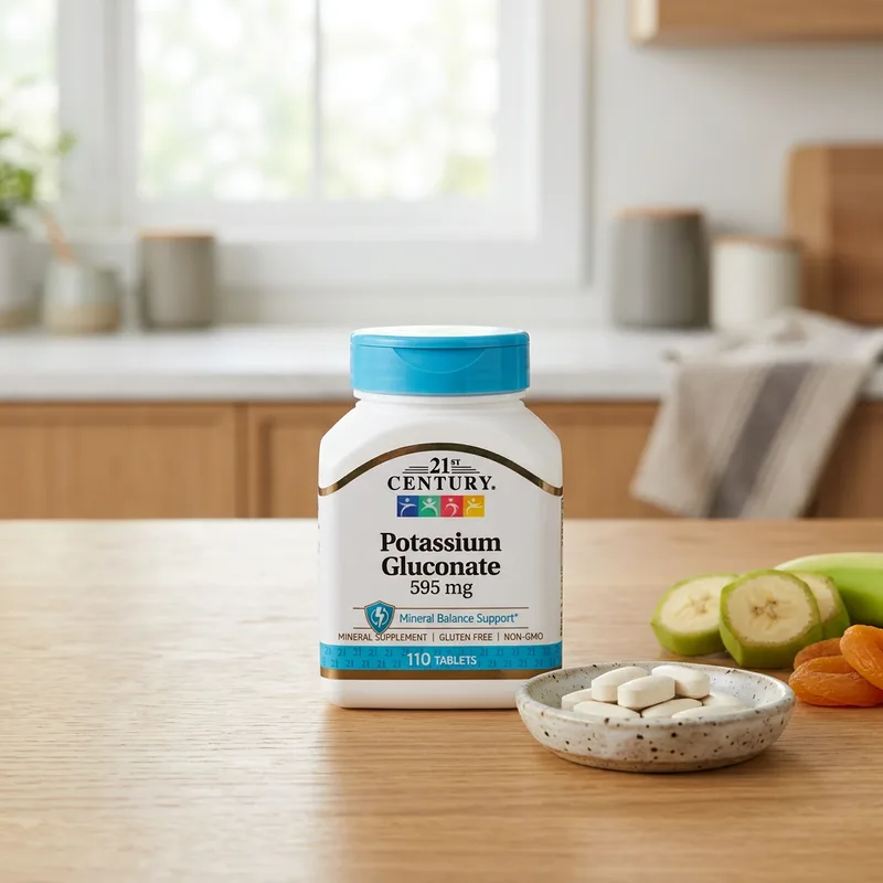 21st Century Potassium Gluconate 595 mg produktbilde