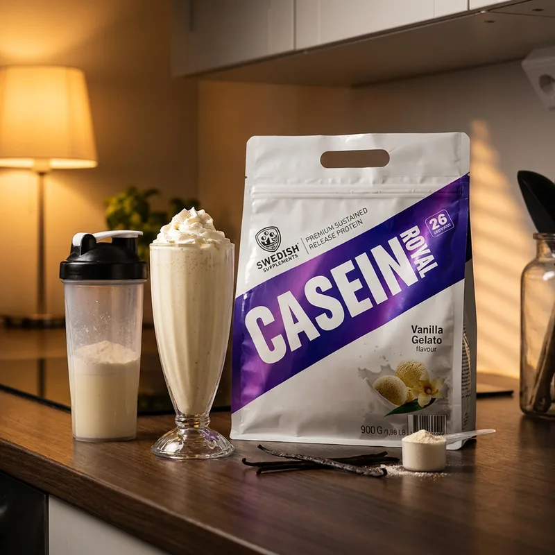 Swedish Supplements Casein Royal 900 g i hverdagsmiljø