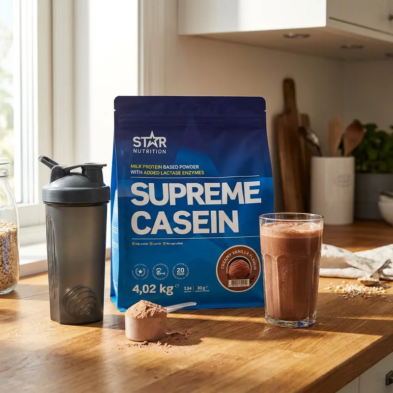 Star Nutrition Supreme Kasein 4020 g i hverdagsmiljø