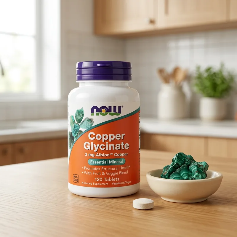 NOW Foods Copper Glycinate produktbilde