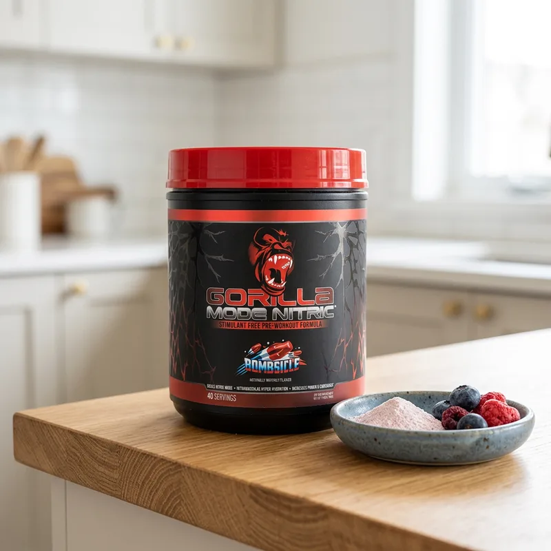 Gorilla Mind Mode Nitric Stimulant Free – Bombsicle produktbilde