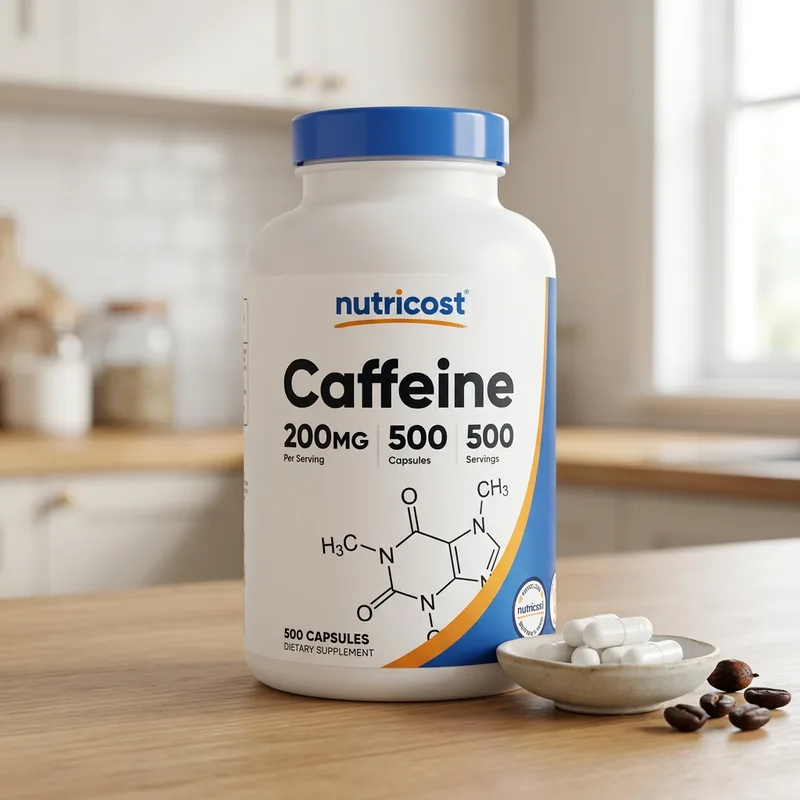 Nutricost Caffeine 200 mg produktbilde