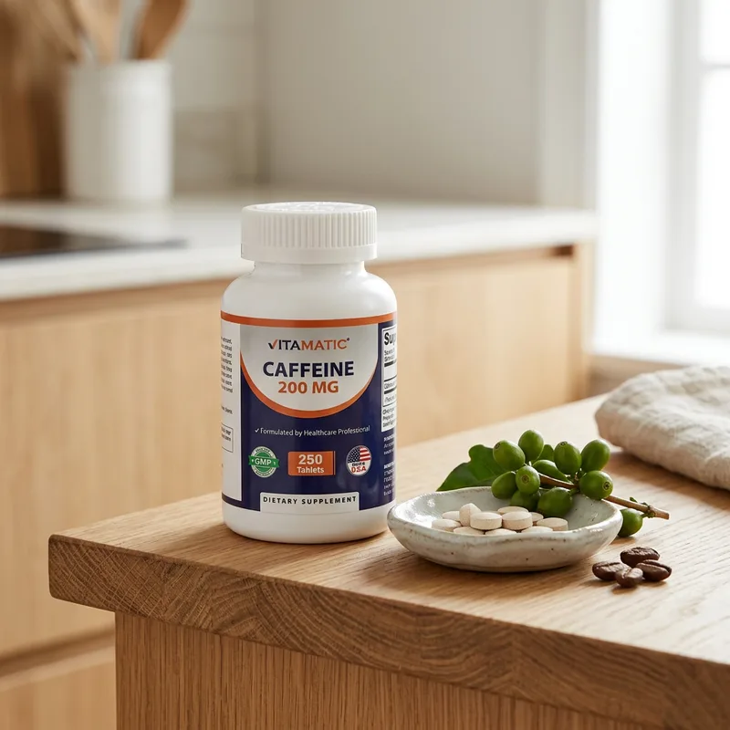 Vitamatic Caffeine 200 mg produktbilde