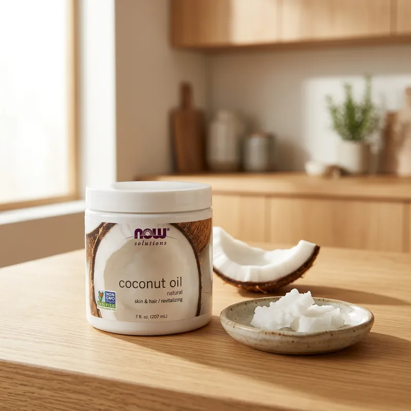 NOW Foods Coconut Oil (207 ml) produktbilde