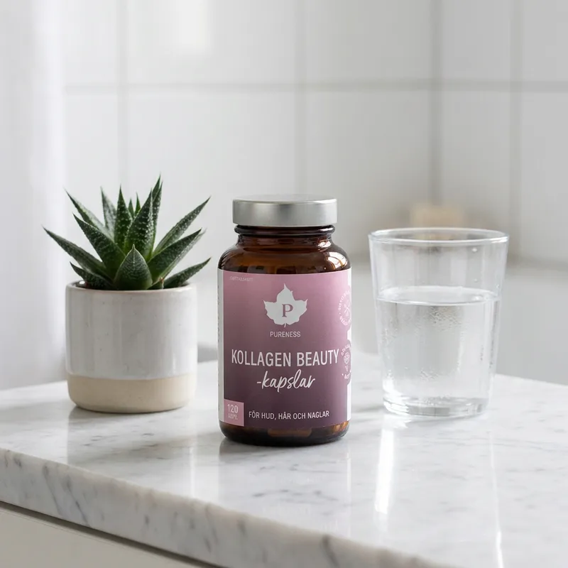 Pureness Collagen Beauty 120 kapsler i hverdagsmiljø