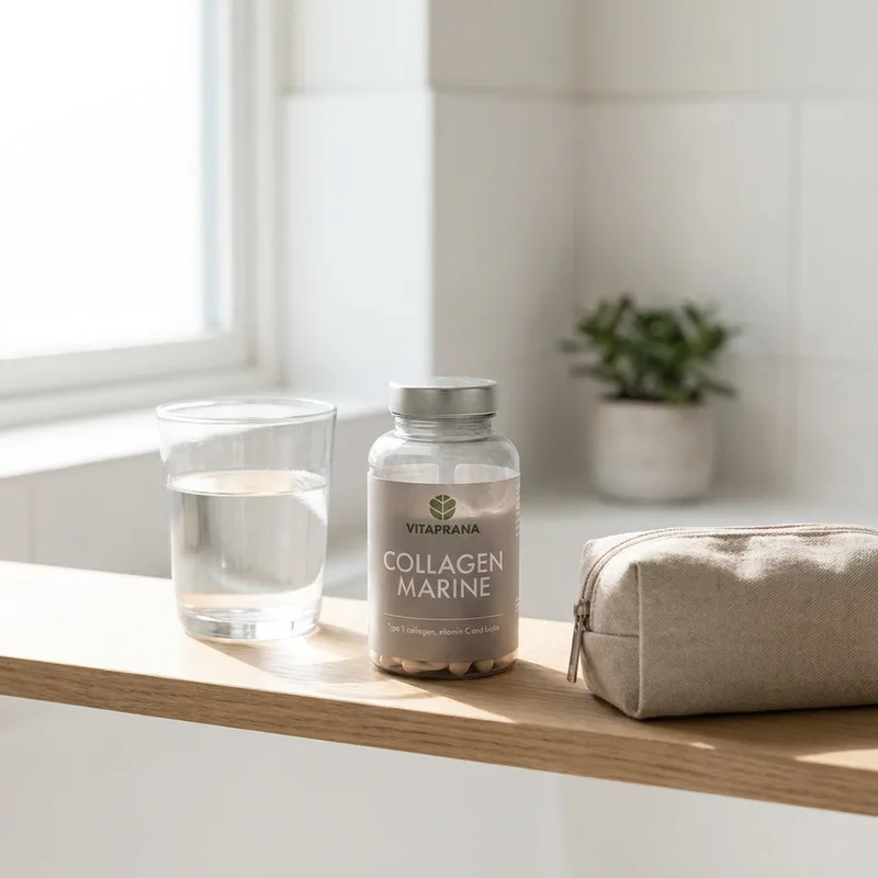 Vitaprana Collagen Marine 100 kapsler i hverdagsmiljø