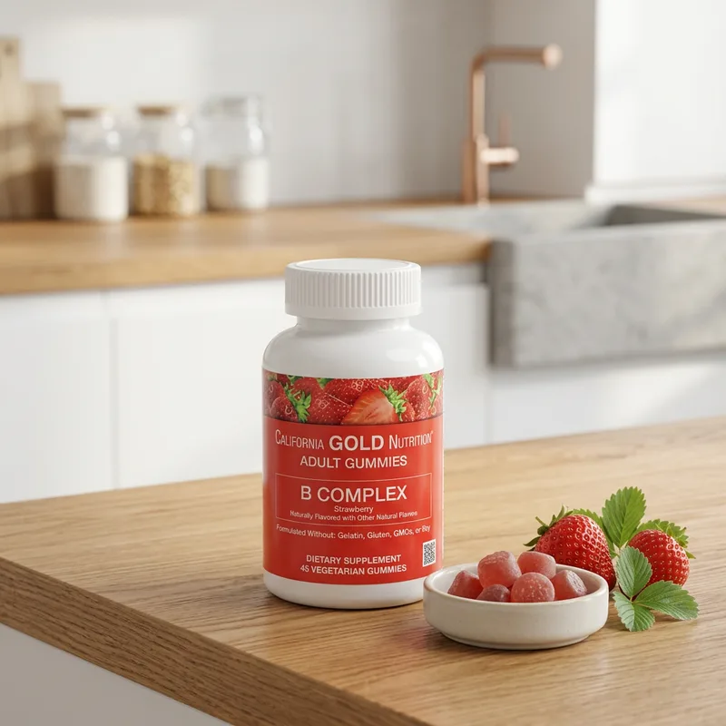 California Gold Nutrition B-Kompleks Gummi produktbilde