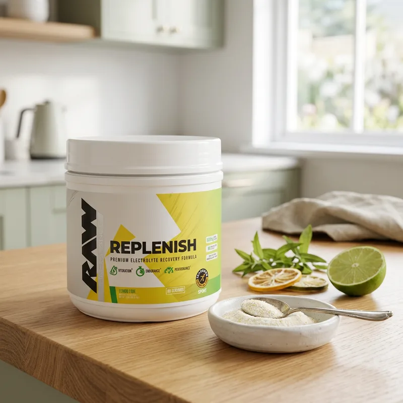 Raw Nutrition Endurance Replenish – Lemon Lime produktbilde