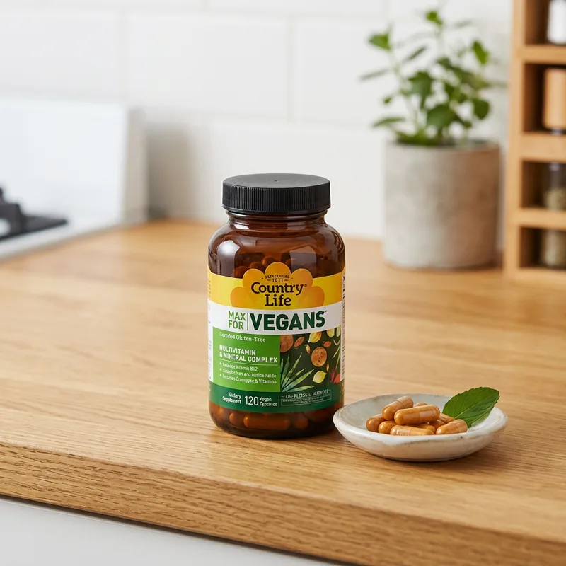 Country Life Max for Vegans Multivitamin & Mineral (120 Vega produktbilde