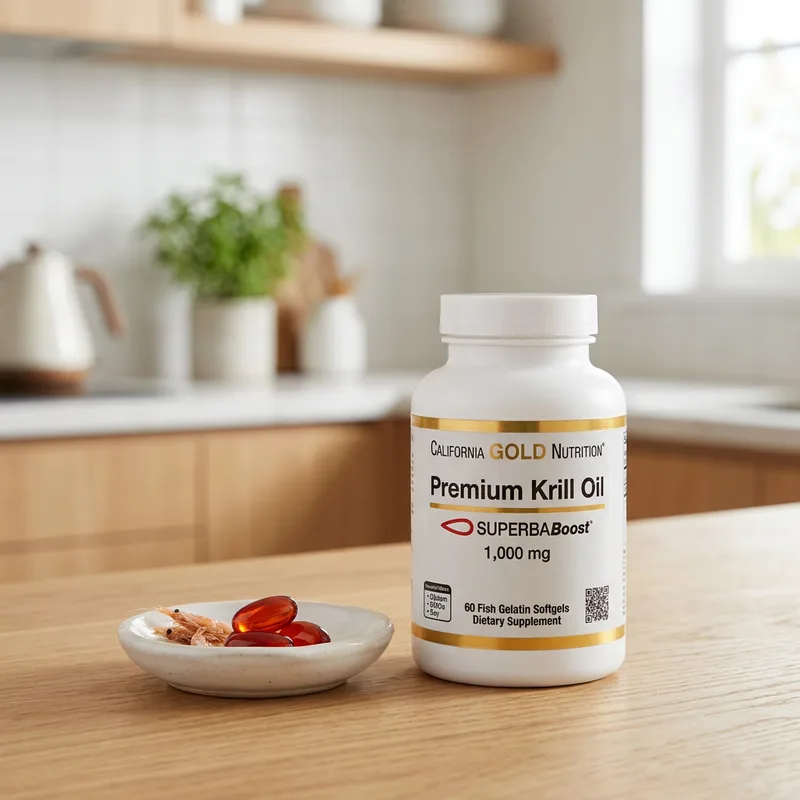 California Gold Nutrition Krillolje med SUPERBABoost 1000 mg produktbilde