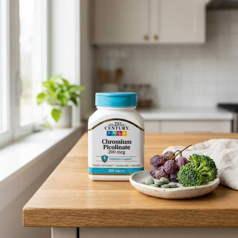 21st Century Chromium Picolinate 200 mcg produktbilde