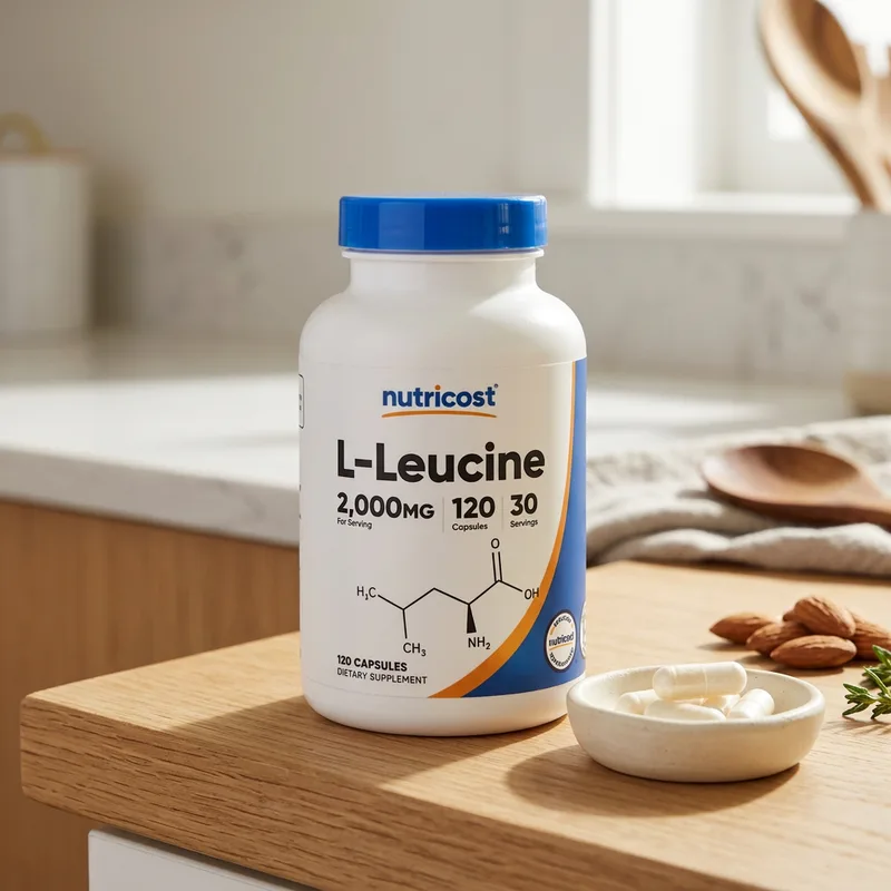 Nutricost L-Leucin 500 mg (120 kapsler) produktbilde