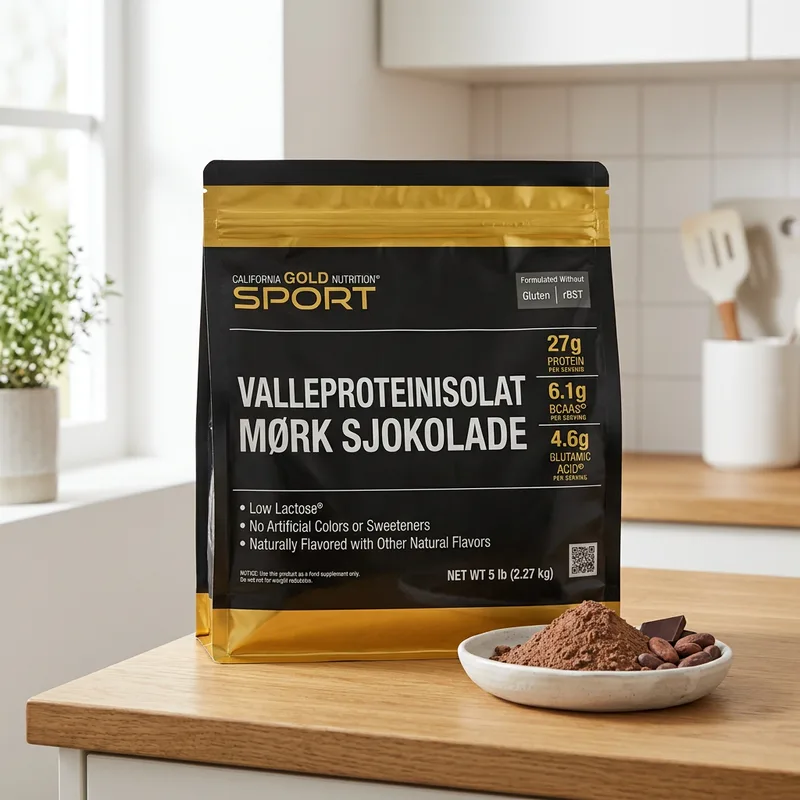 California Gold Nutrition Whey Protein Isolate Mørk Sjokolad produktbilde