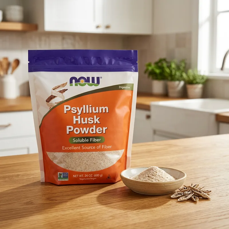 NOW Foods Psyllium Husk Powder produktbilde