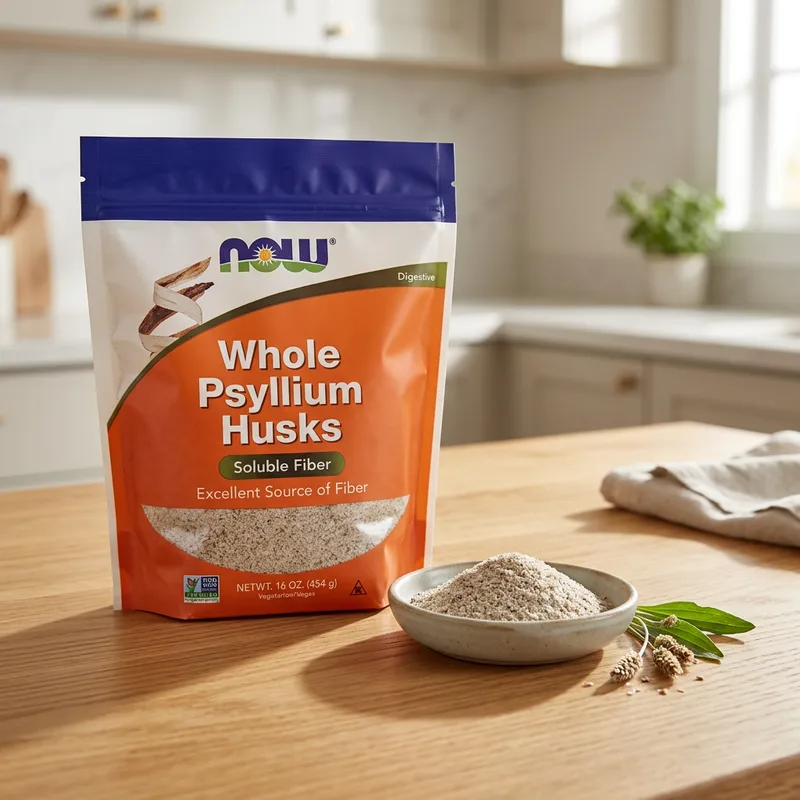 NOW Foods Whole Psyllium Husks produktbilde