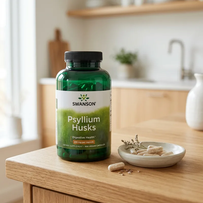 Swanson Psyllium Husks 610 mg produktbilde