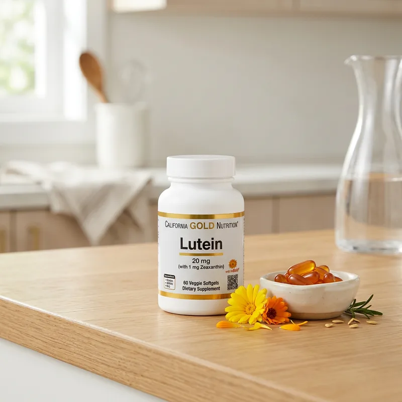 California Gold Nutrition Lutein med Zeaxantin (60 kapsler) produktbilde