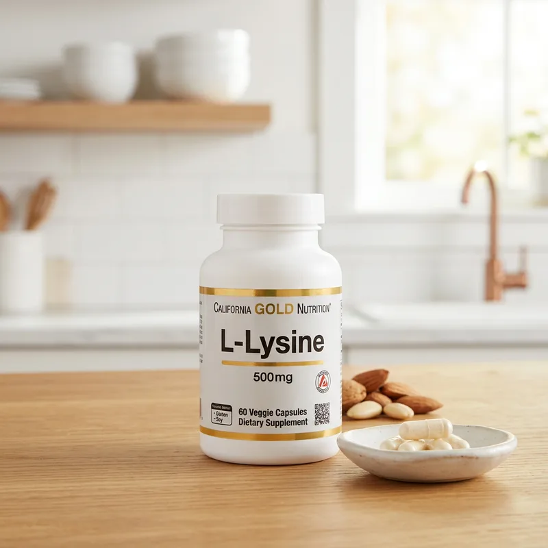 California Gold Nutrition L-Lysine 500 mg produktbilde