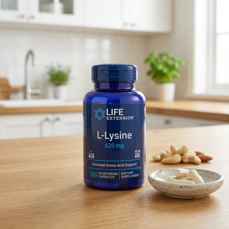 Life Extension L-Lysine 620 mg produktbilde