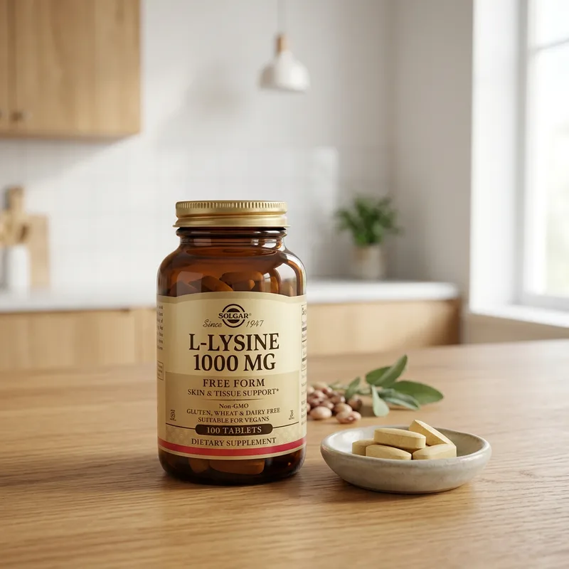 Solgar L-Lysine 1000 mg produktbilde