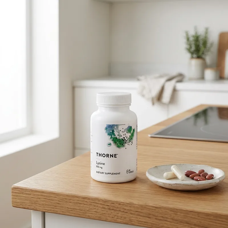 Thorne Lysine 500 mg produktbilde