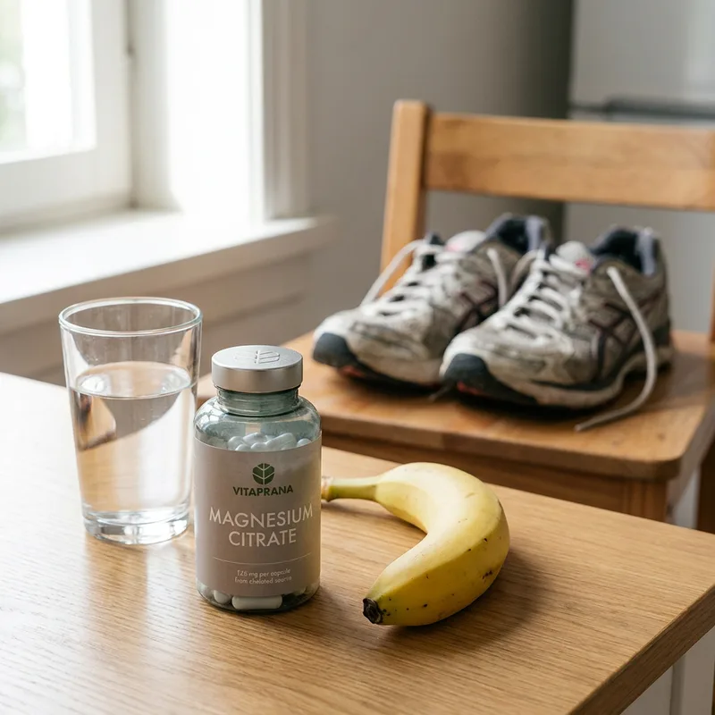Vitaprana Magnesium 100 kapsler i hverdagsmiljø