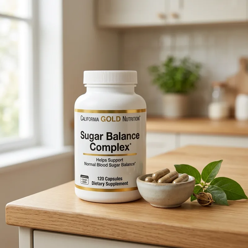 California Gold Nutrition Sugar Balance Complex produktbilde