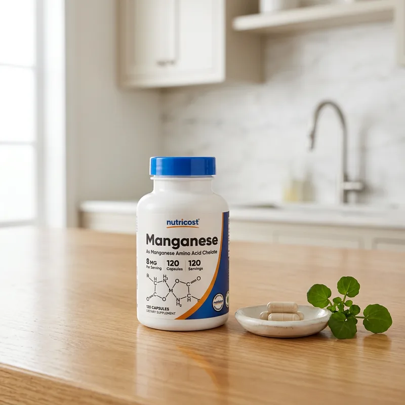 Nutricost Manganese 8 mg produktbilde