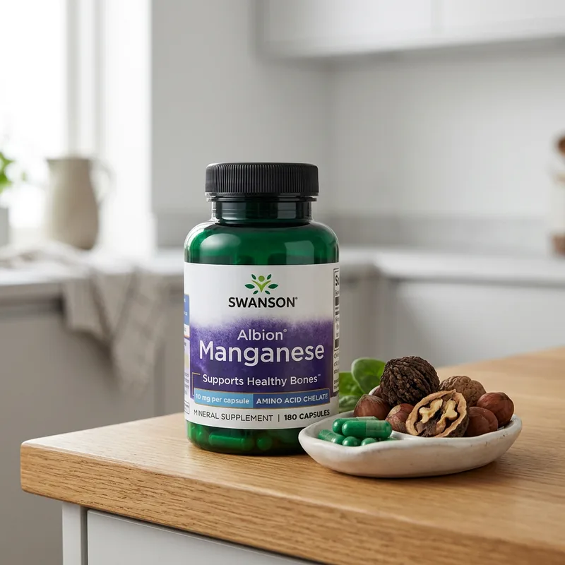 Swanson Albion Manganese 10 mg produktbilde