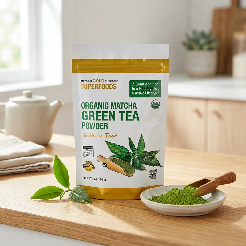 California Gold Nutrition Organic Matcha produktbilde