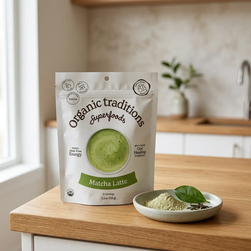 Organic Traditions Matcha Latte produktbilde