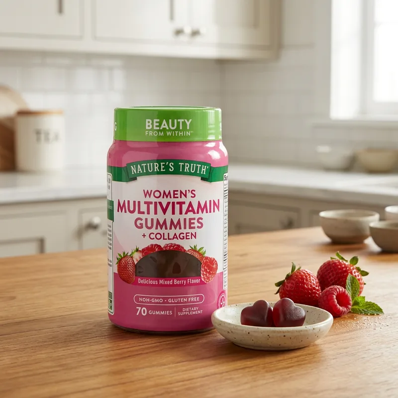 Nature's Truth Women's Multivitamin Gummies + Collagen produktbilde