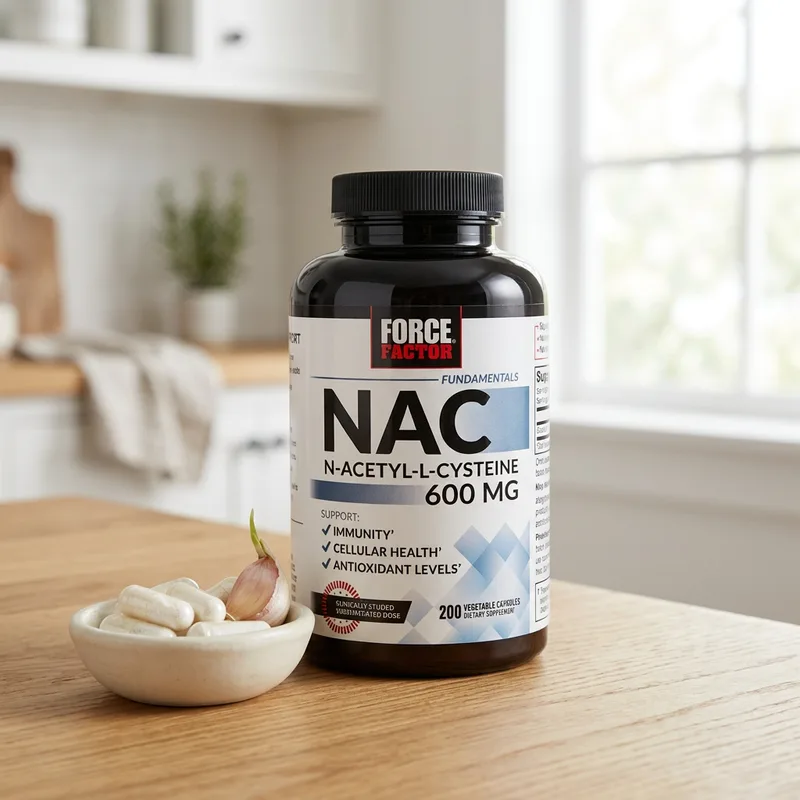 Force Factor Fundamentals NAC 600 mg produktbilde