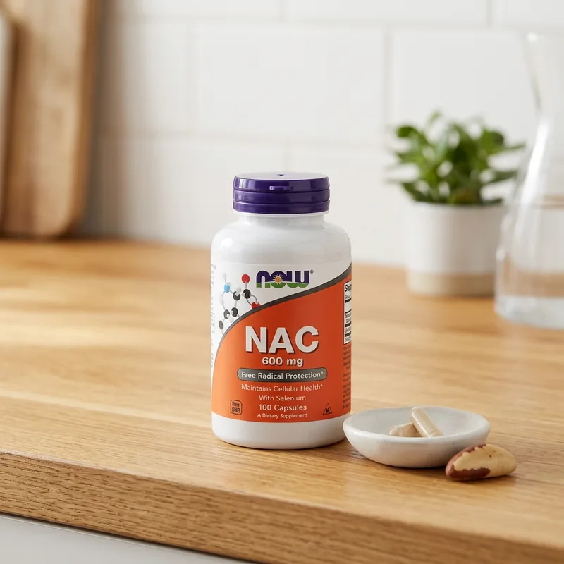 NOW Foods NAC med selen produktbilde