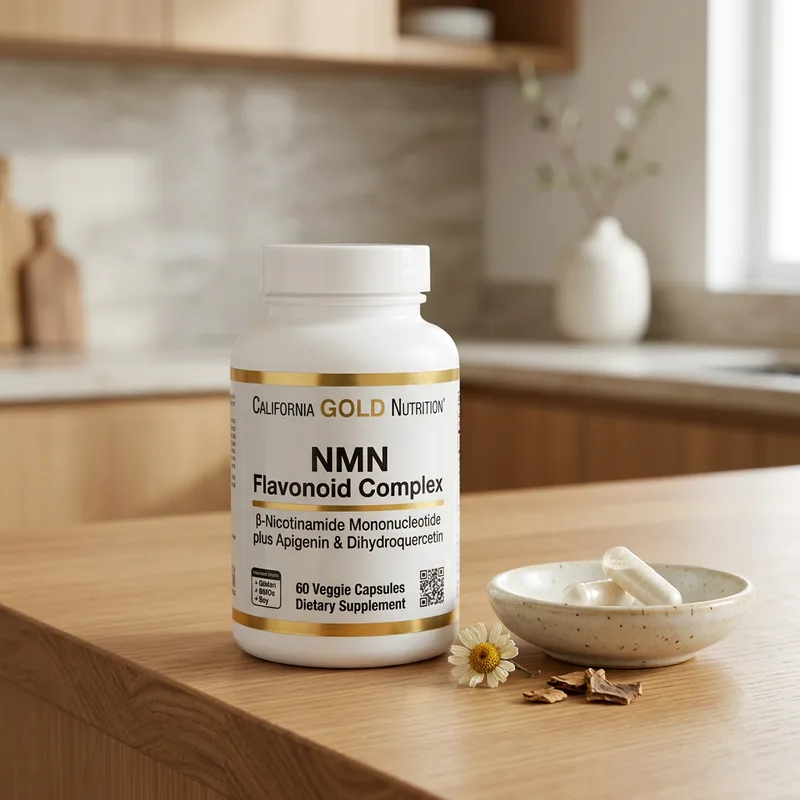 California Gold Nutrition NMN Flavonoidkompleks med Apigenin produktbilde