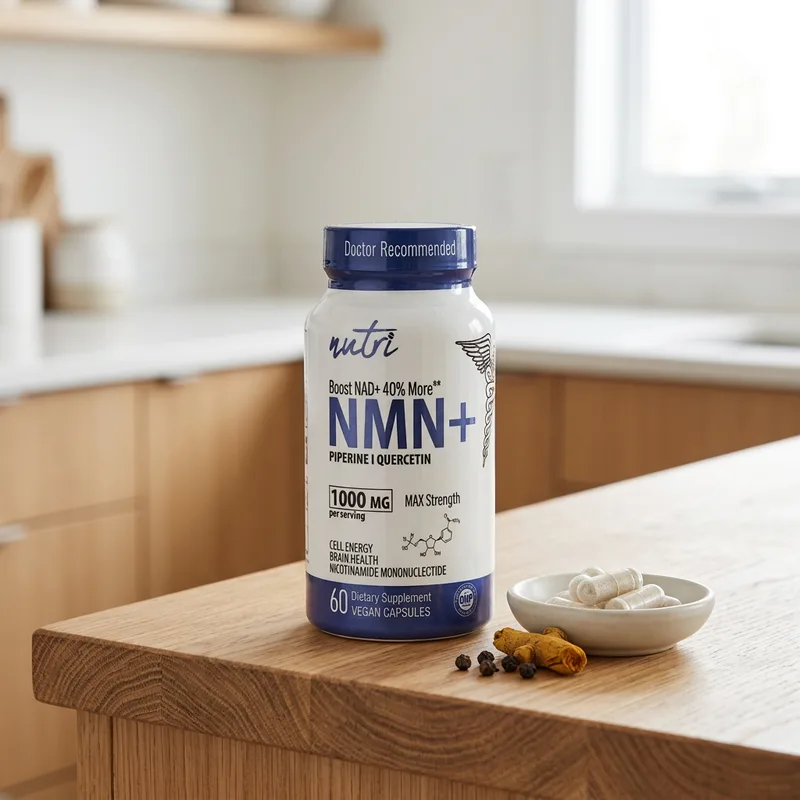 Nutri NMN+ Max Strength (60 veganske kapsler) produktbilde
