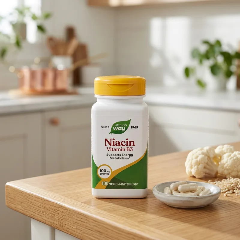 Nature's Way Niacin (Vitamin B3) 100 mg produktbilde