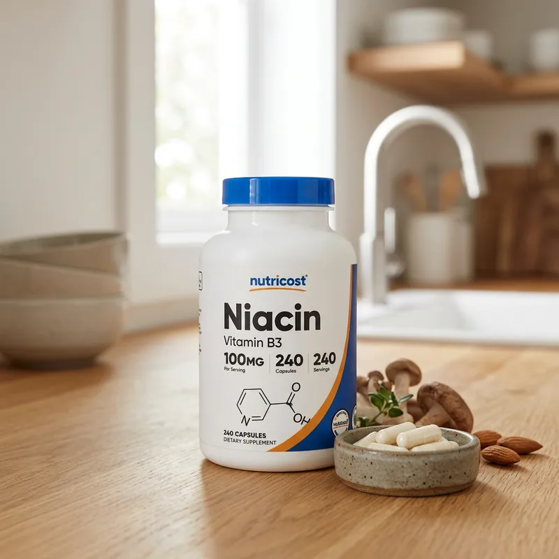 Nutricost Niacin 100 mg produktbilde