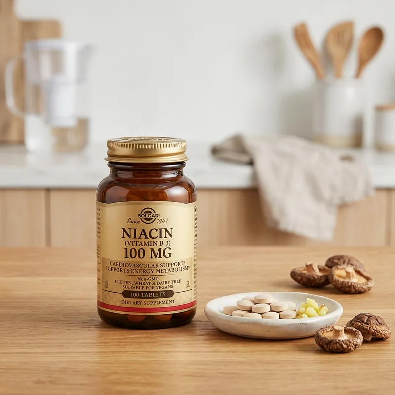 Solgar Niacin (Vitamin B3) 100 mg produktbilde