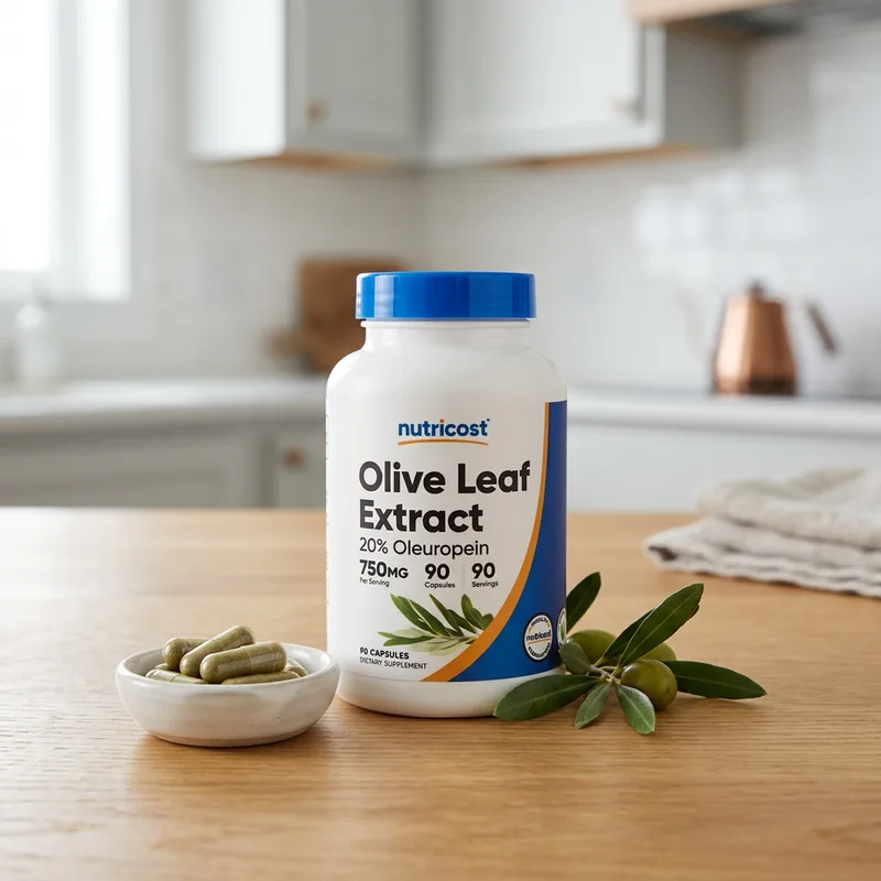 Nutricost Olivenbladekstrakt 750 mg produktbilde