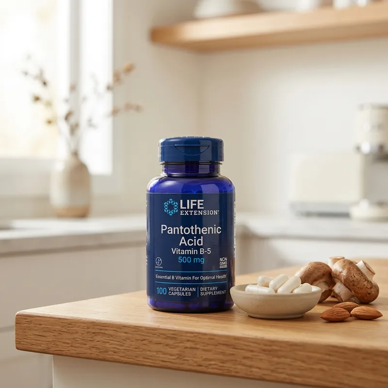 Life Extension Pantothenic Acid 500 mg produktbilde