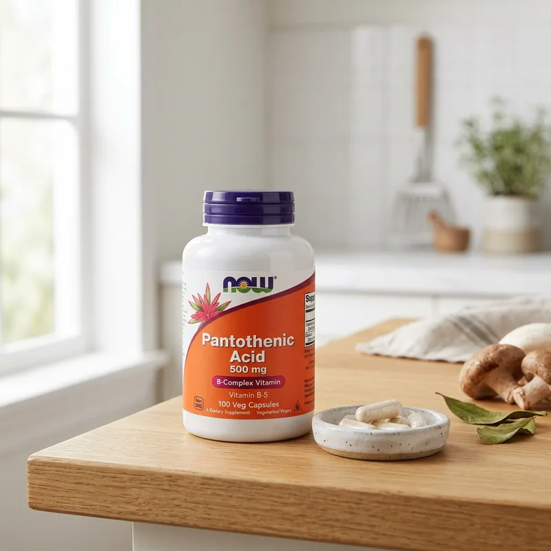NOW Foods Pantothenic Acid 500 mg produktbilde