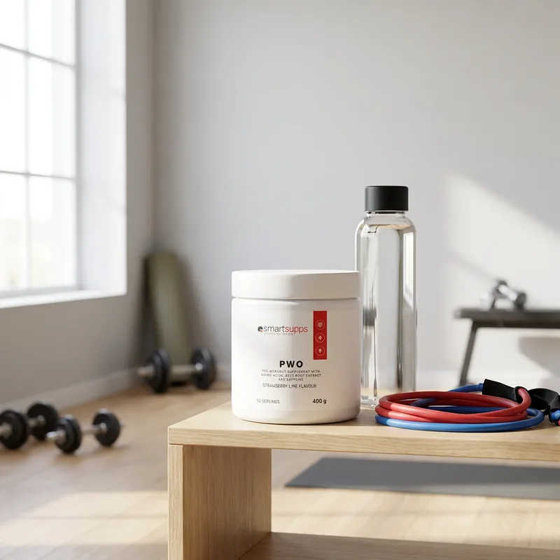 SmartSupps PWO 400 g i hverdagsmiljø