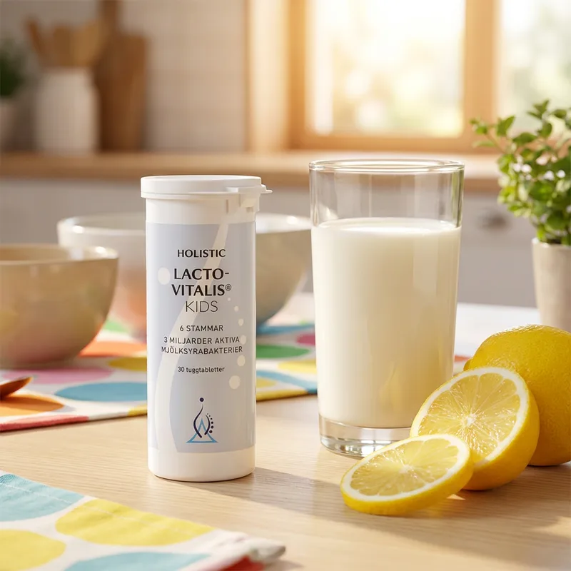 Holistic LactoVitalis Kids 30 tyggetabletter i hverdagsmiljø