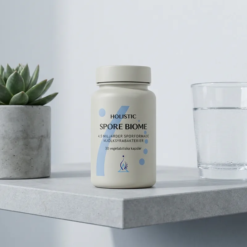 Holistic Spore Biome 30 kapsler i hverdagsmiljø