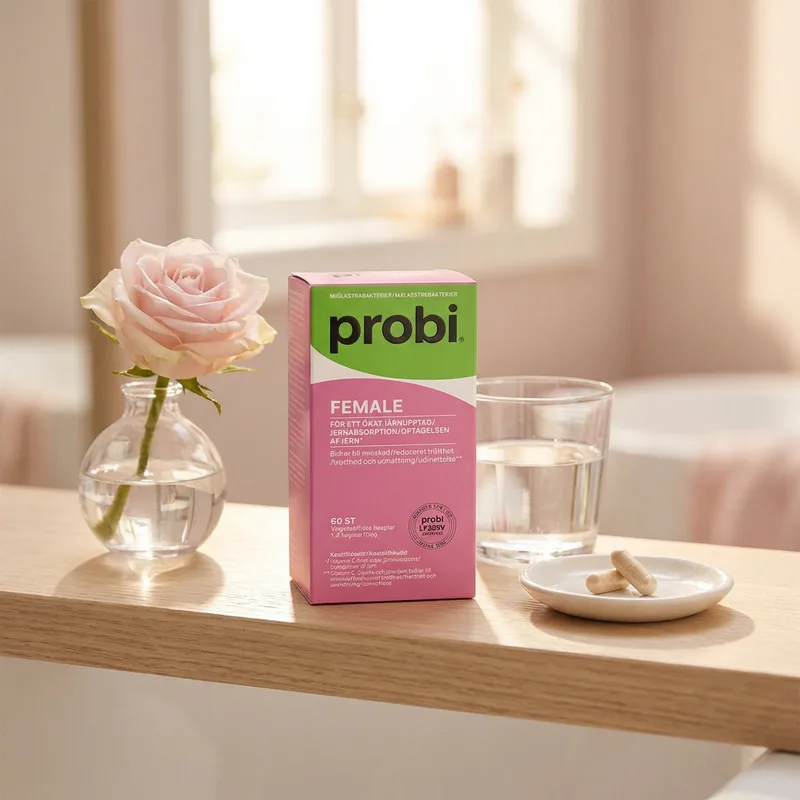 Probi Female 60 kapsler i hverdagsmiljø