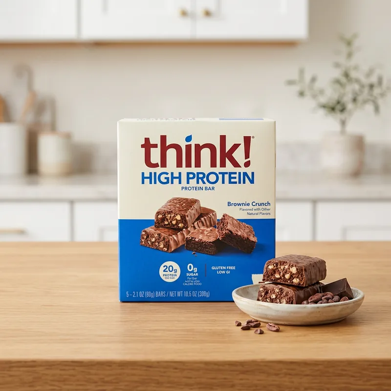 Think! High Protein Bar Brownie Crunch produktbilde