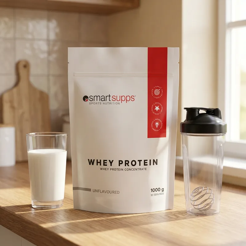 SmartSupps Myseprotein 1 kg i hverdagsmiljø